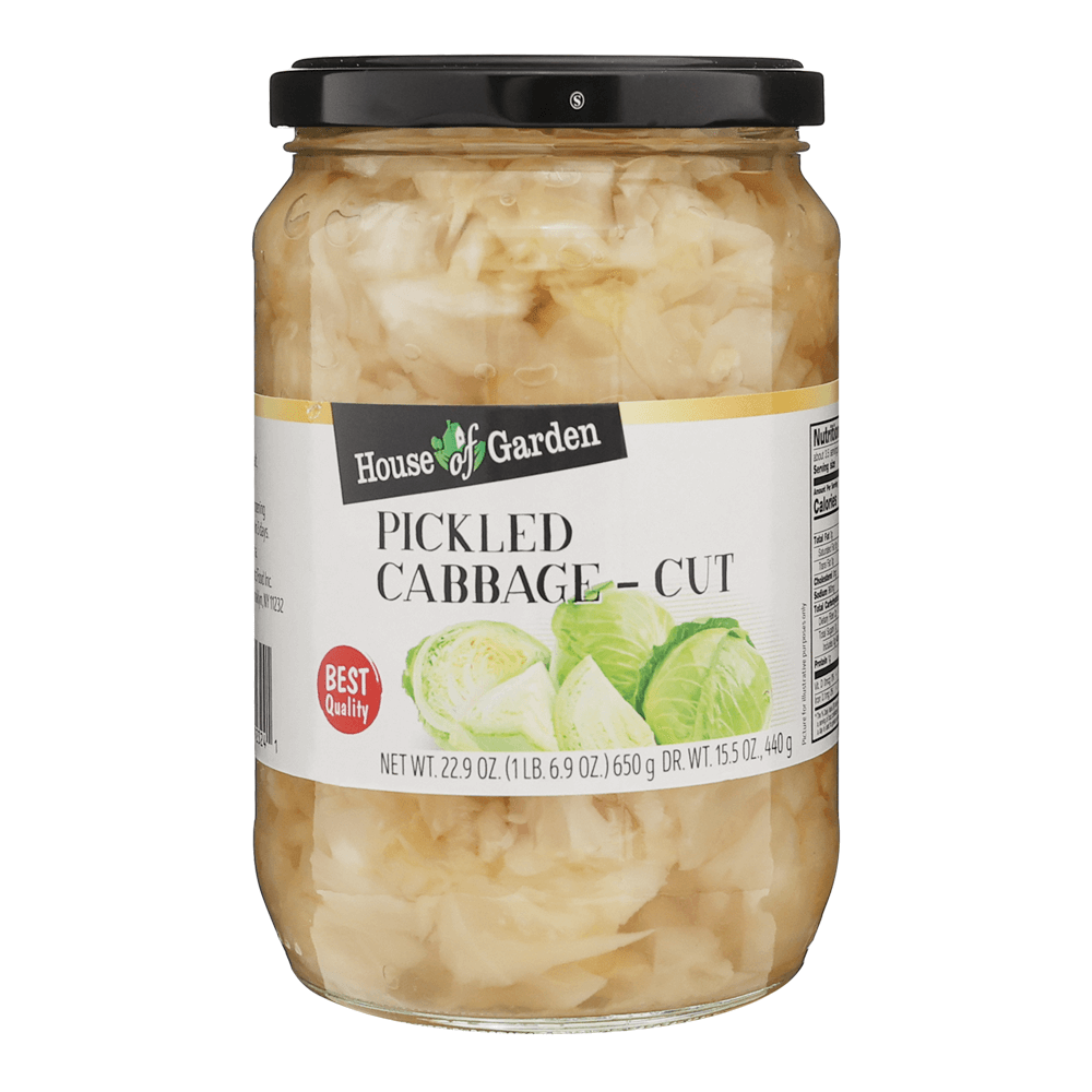 Нарезанная рассольная капуста – 650 г (22,93 унции)